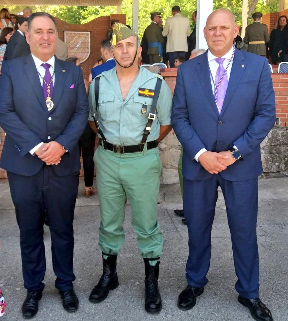 Nuestra Real Hermandad asiste a la Festividad de Santiago Apóstol en el IV Tercio de la Legión