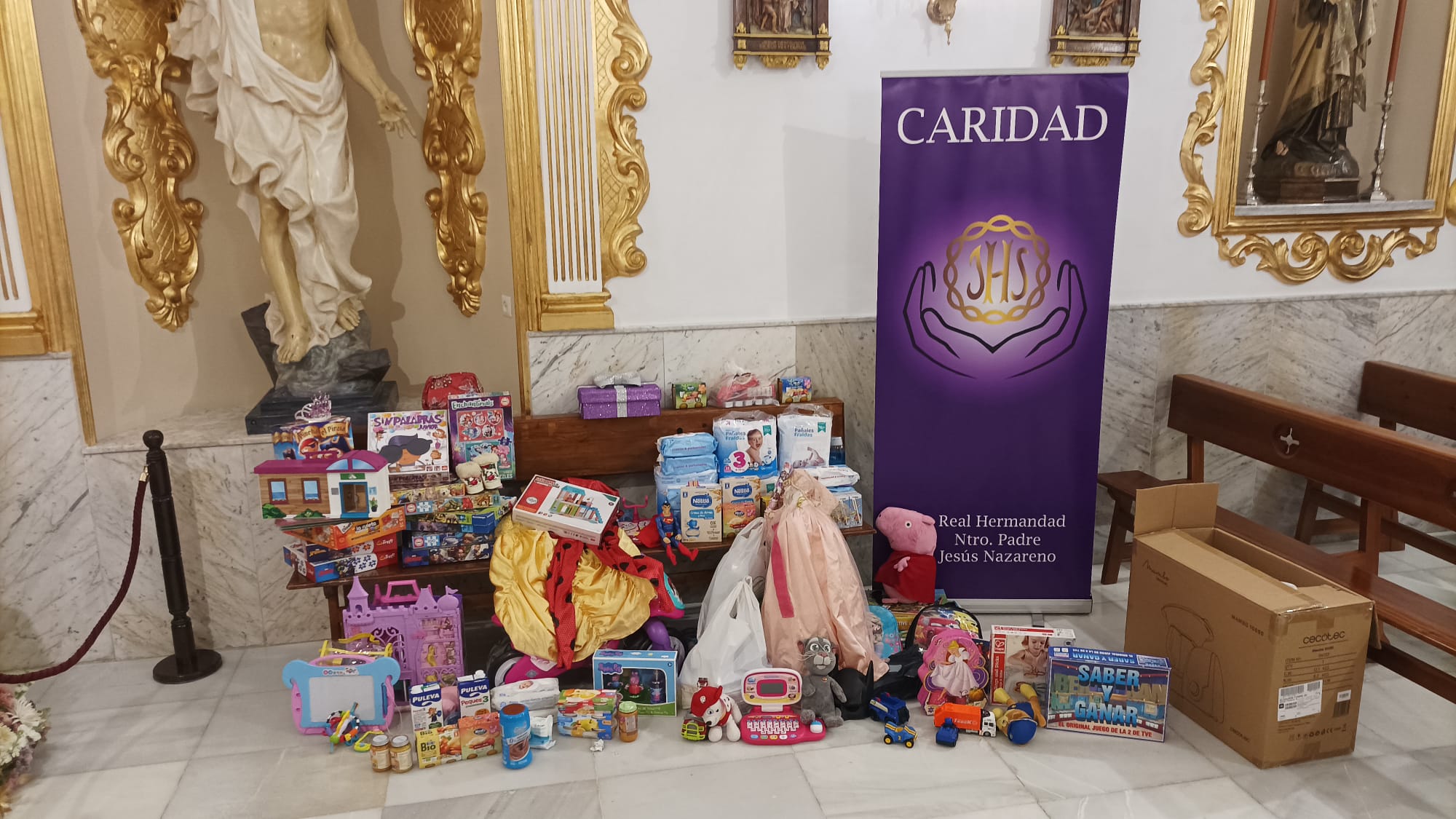 Cartero Real y Merienda Solidaria