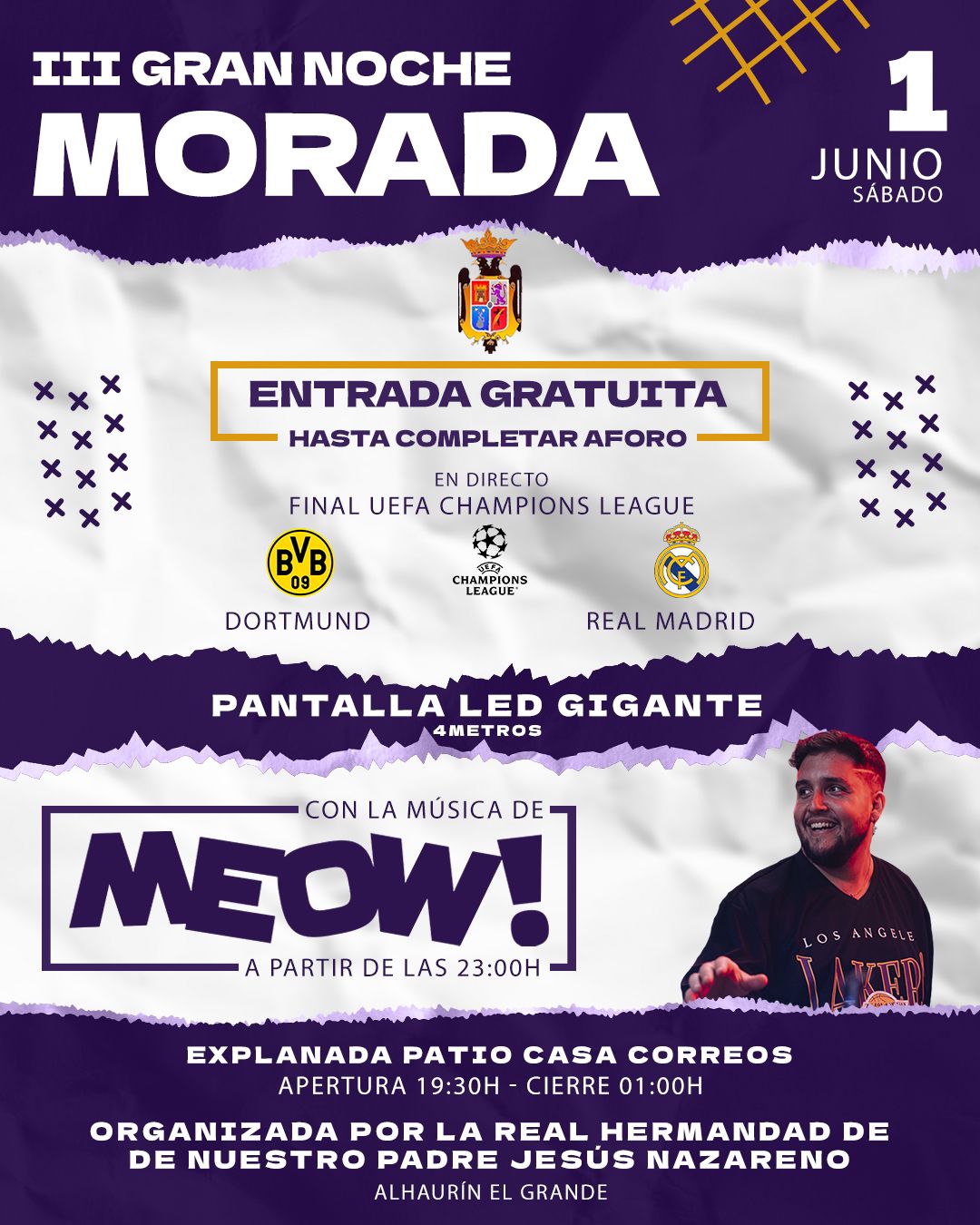 III gran noche morada