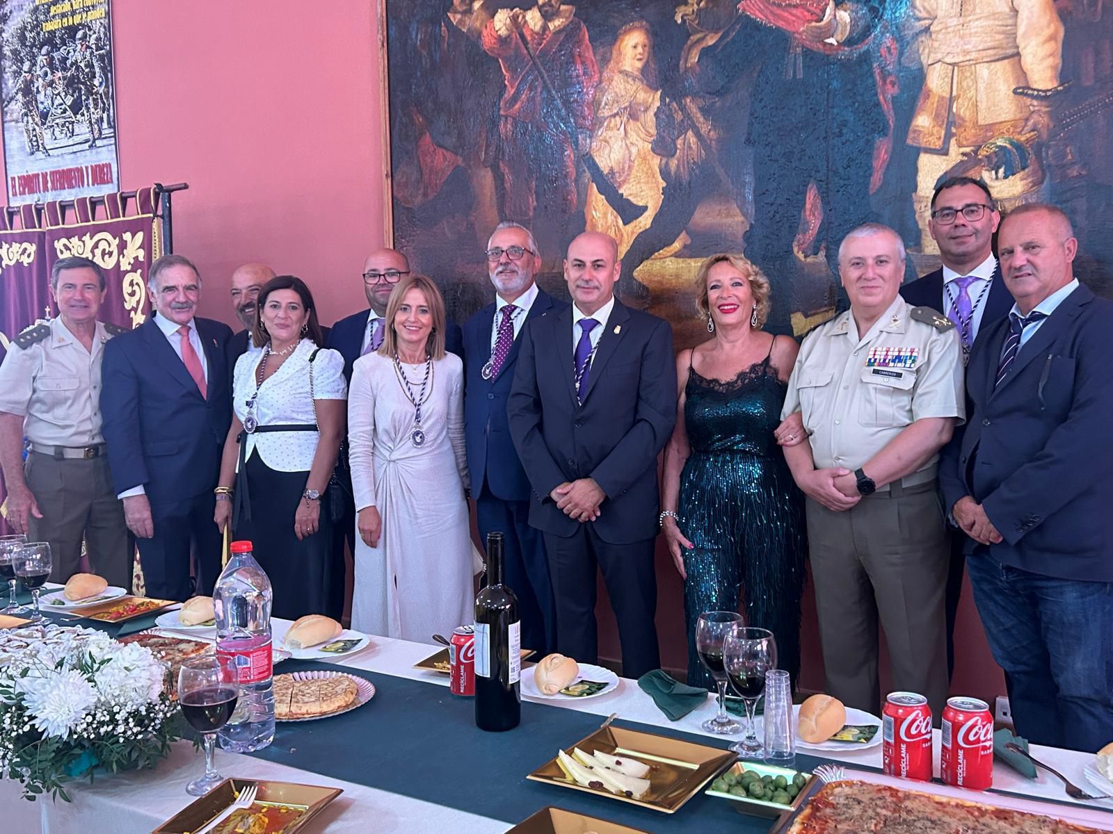 Representación de nuestra Hermandad en los cuatro Tercios con motivo del CIV Aniversario de La Legión