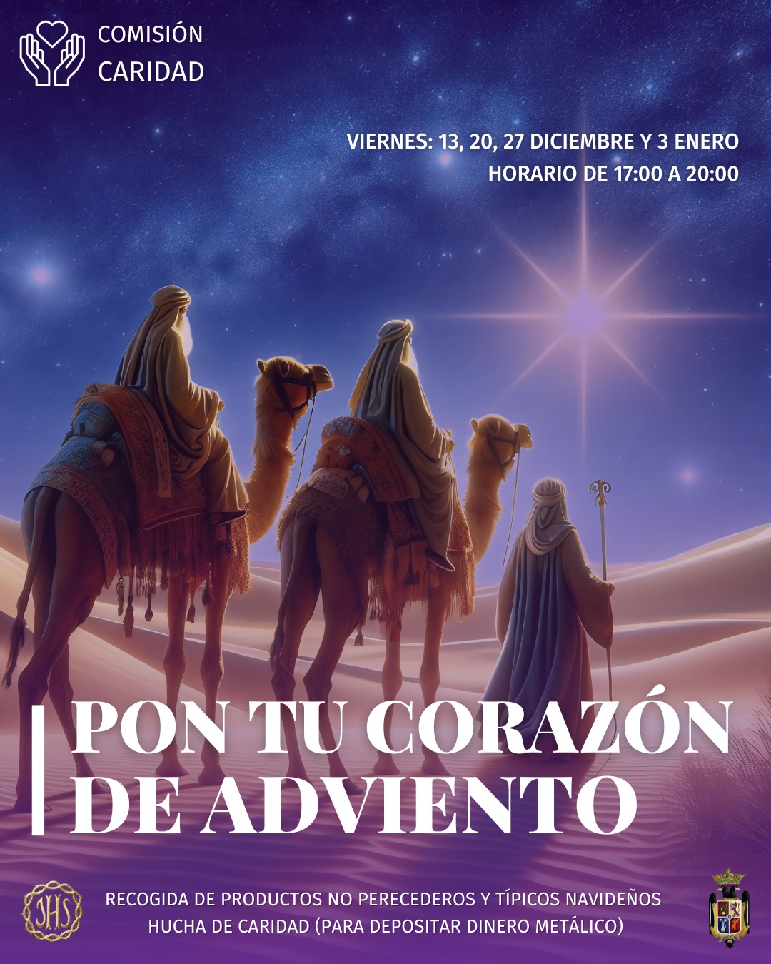 Campaña solidaria “Pon tu corazón de Adviento”