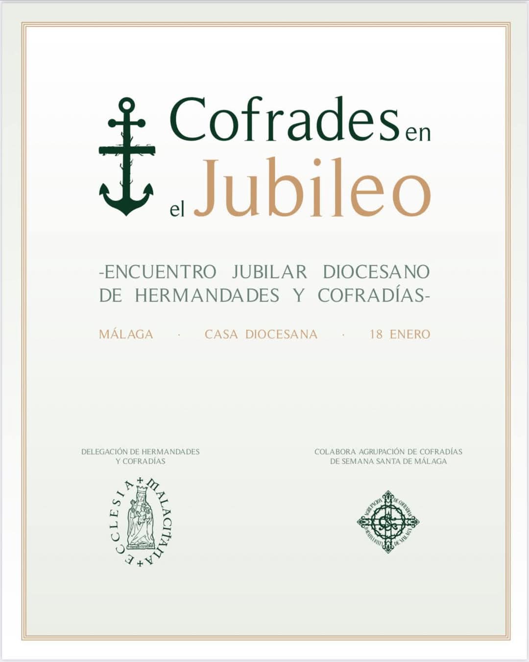 Nuestra Real Hermandad estuvo representada en el encuentro jubilar diocesano