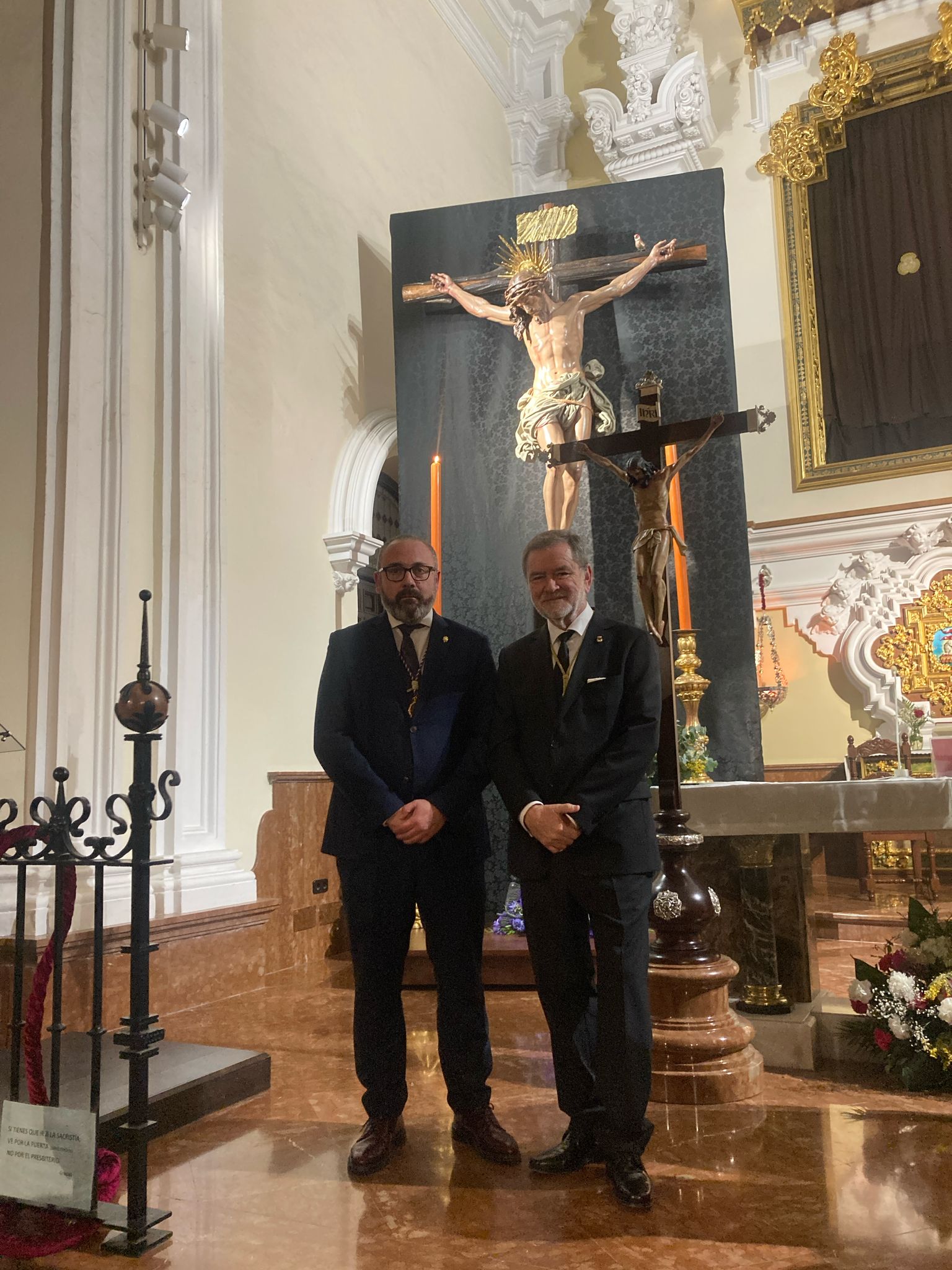 Nuestra Real Hermandad presente en la bendición del Stmo. Cristo de Ánimas